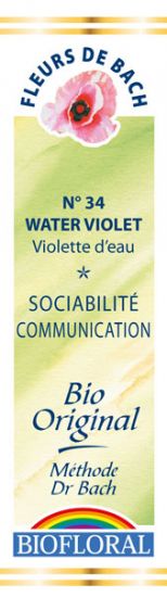 FDB N°34 - Water violet, Violette d'eau Bio