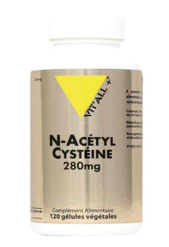 N-Acétyl Cystéine 280mg 120 gel.