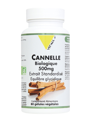 Cannelle Bio 500mg 80 gel.