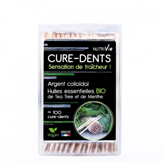 Cure-Dents Argent Colloïdal & Huiles Essentielles