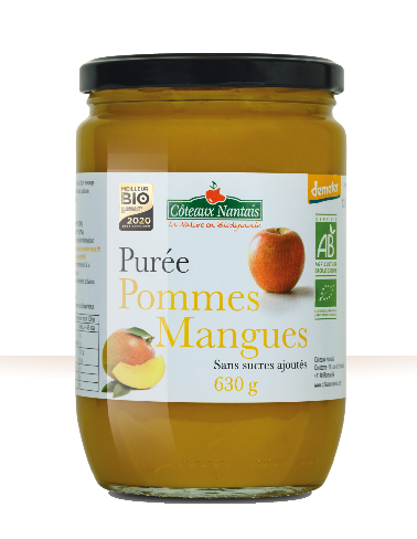 Purée Pommes Mangues Bio & Demeter 630g