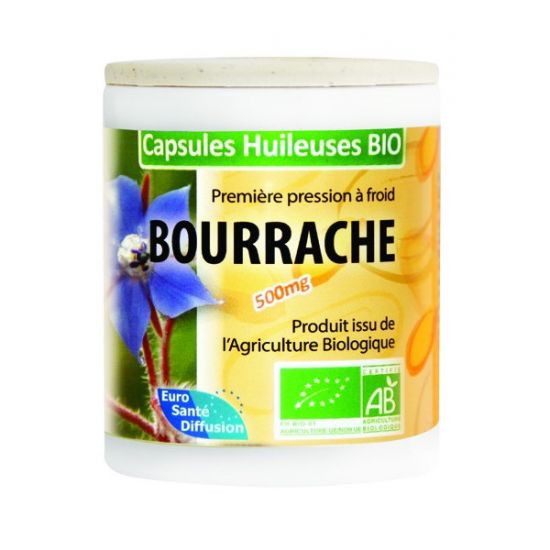 Bourrache Bio 500mg 250 caps.
