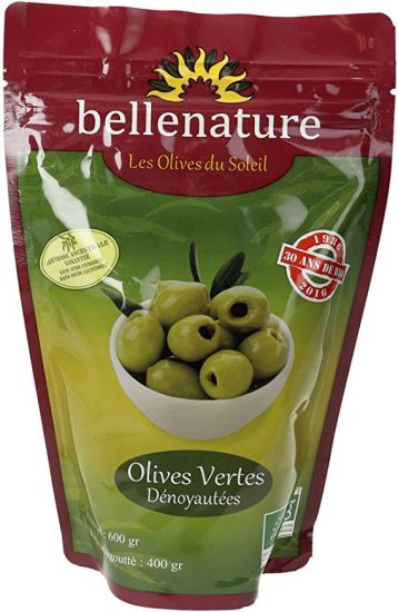 Olives Vertes Entières Bio 500g