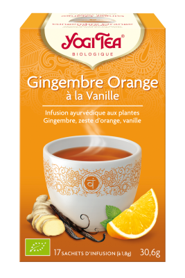 Infusion Ayurvédique Gingembre Orange Vanille