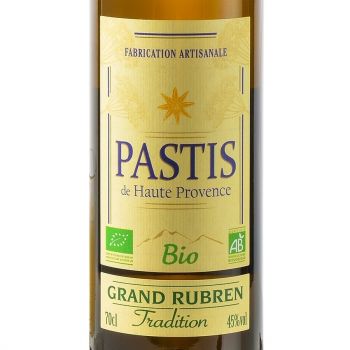 Pastis de Haute Provence Grand Rubren Bio 70cl